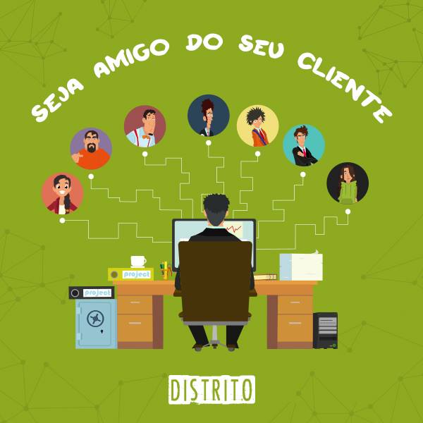 Distritome's tweet image. Trocar ideias, analisar perfis e criar interações entre o cliente e a marca geram incríveis conexões. ;)