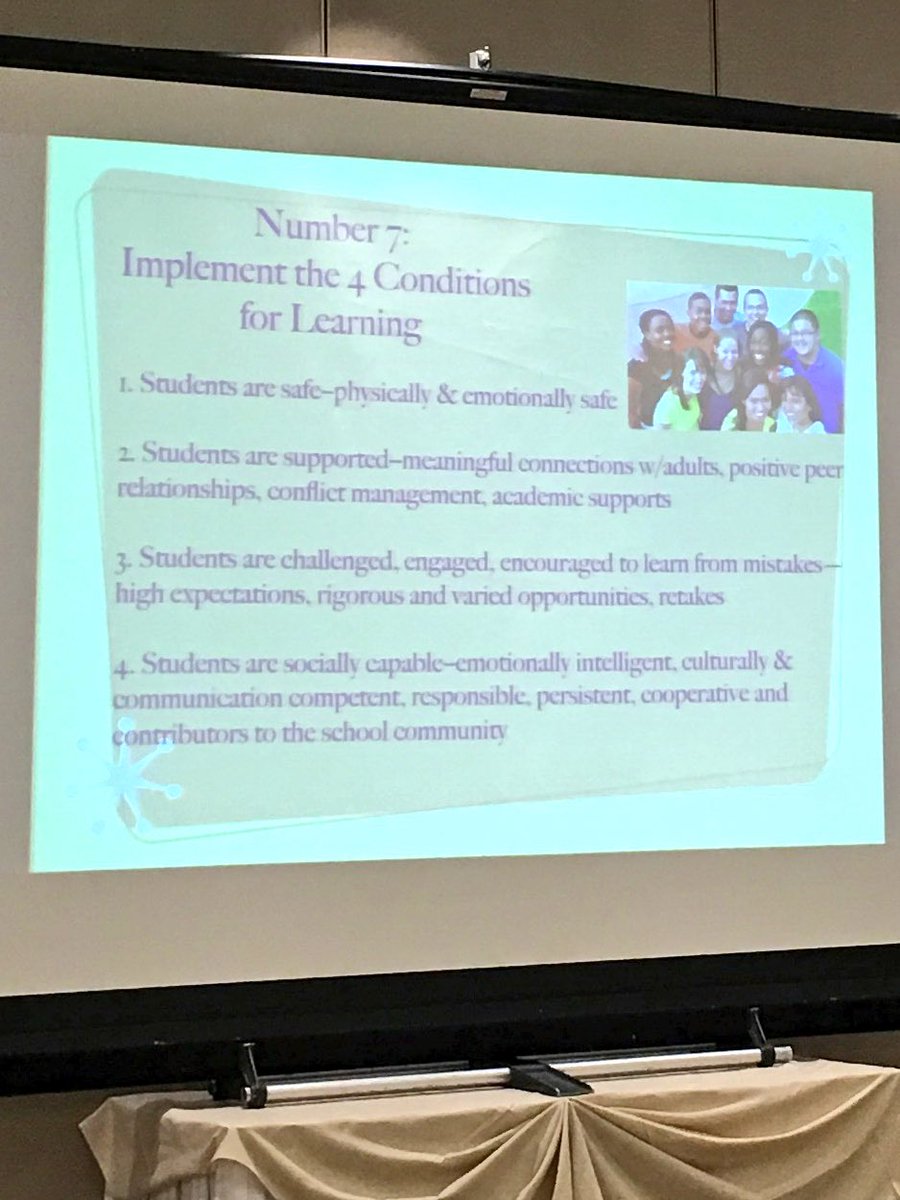 margieacsa's tweet photo. The 4 conditions of learning from @adamsteaching #acsacel https://t.co/OrlCm8Fj0h