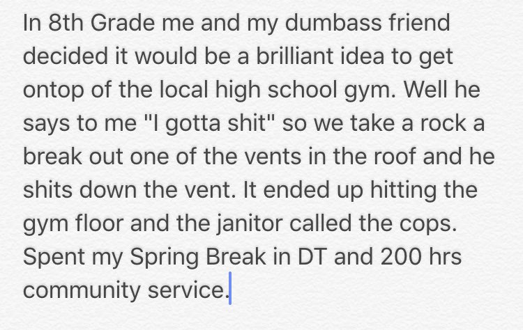 Pooping off a roof 😂