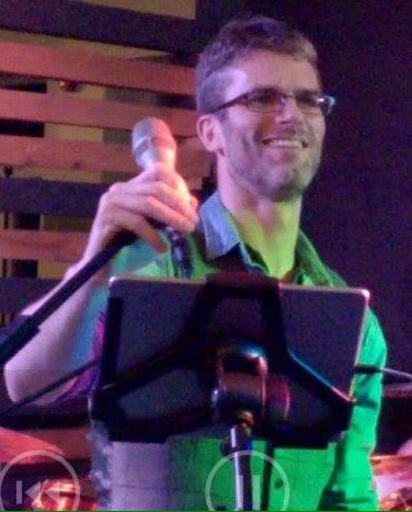 tbeatentrack's tweet photo. Meet Alan! (@minstrelmedia) Lead vocals, guitar &amp; tambourine. Favourite TBT song: Vertigo #tbt #alanrussell #vertigo https://t.co/fXcpC9kSww