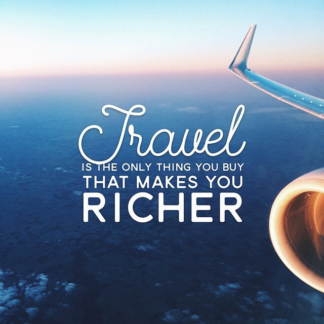 Travel is the only thing you buy that makes you richer #quotes #travel #inspiration #wisdom quotesalarm.com