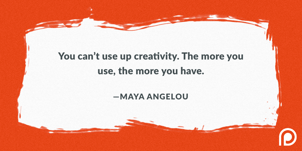 Patreon's tweet photo. You can't use up creativity. https://t.co/JKJAkb6Kxm
