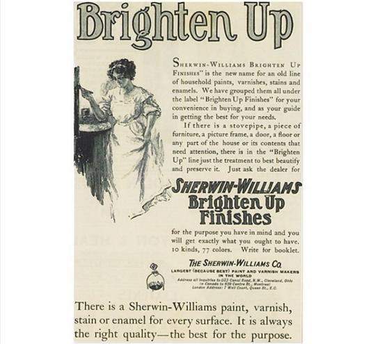 SWDesignPros's tweet photo. #TBT: And we’re still making things brighter—with a few more than those 77 colors. #150YearsofSW https://t.co/djYIi8BPxB