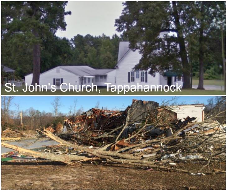 A before and after look at St. John's Church in Tappahannock, Va. WTVR CBS 6 Richmond Scoopnest