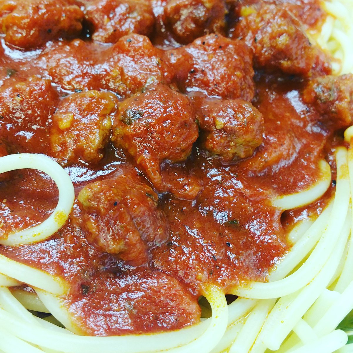 Coming soon... sauce with mini meatballs