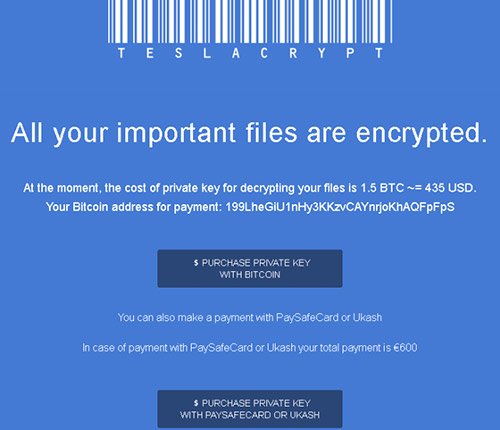 SecureWebShield's tweet image. Distribuyen #TeslaCrypt utilizando sitios web WordPress y Joomla.