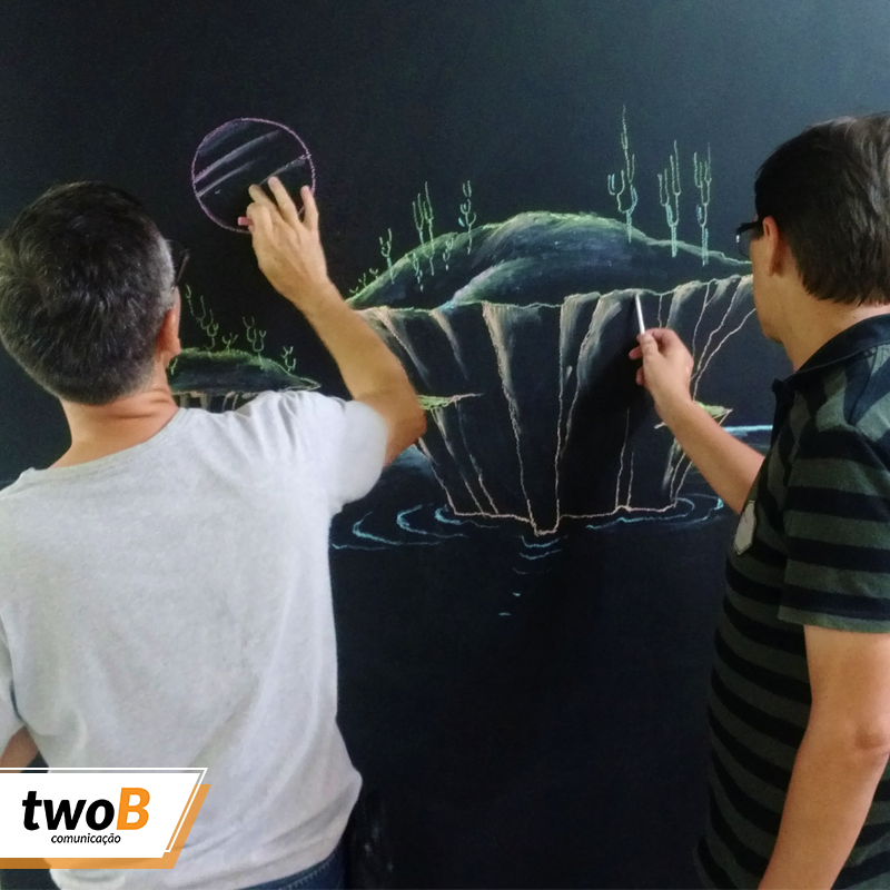 TwoBdigital's tweet image. Aqui na agência é assim. Criatividade sem limites! #criatividade #agenciadepublicidade #propaganda #marketingdigital