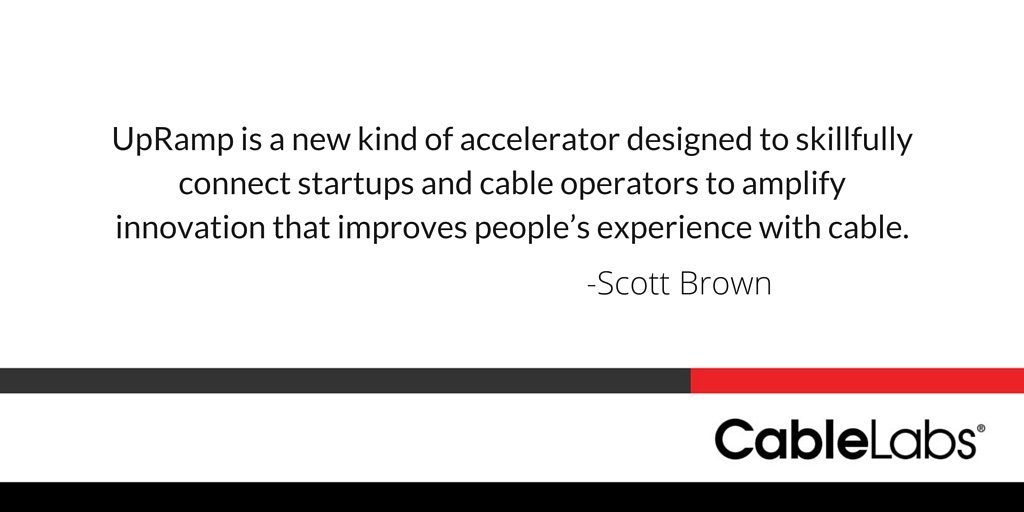 CableLabs's tweet photo. Have you heard about @TheUpRamp? https://t.co/h6f5I5YdDR