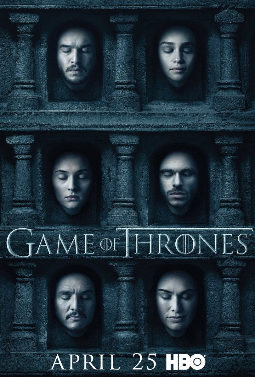 Check out the official character posters for #GoTSeason6 premiering 25 April on @skyatlantic on.fb.me/1QAuoYH