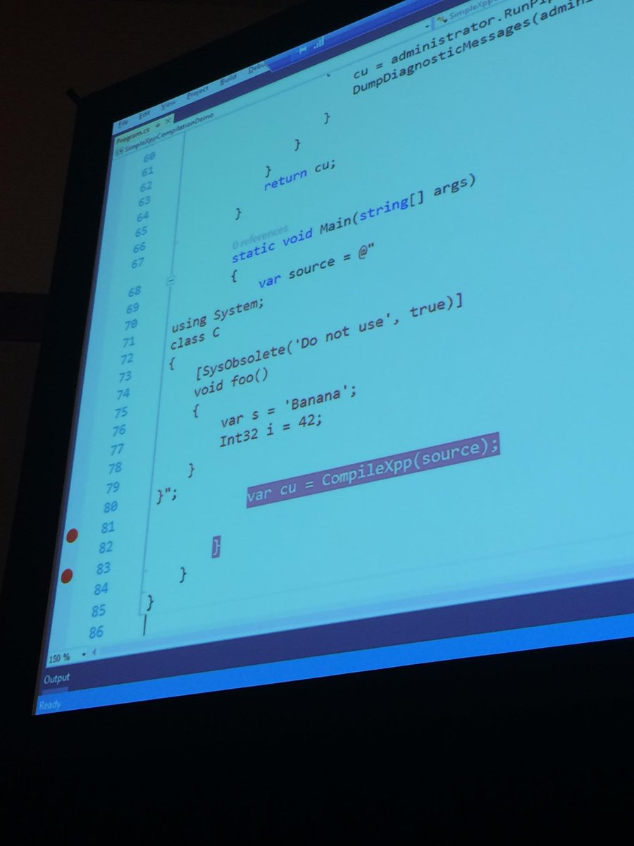techmaniac1's tweet photo. CompileXpp, good stuff #DynTech2016 https://t.co/sJ3NmL7Ywl