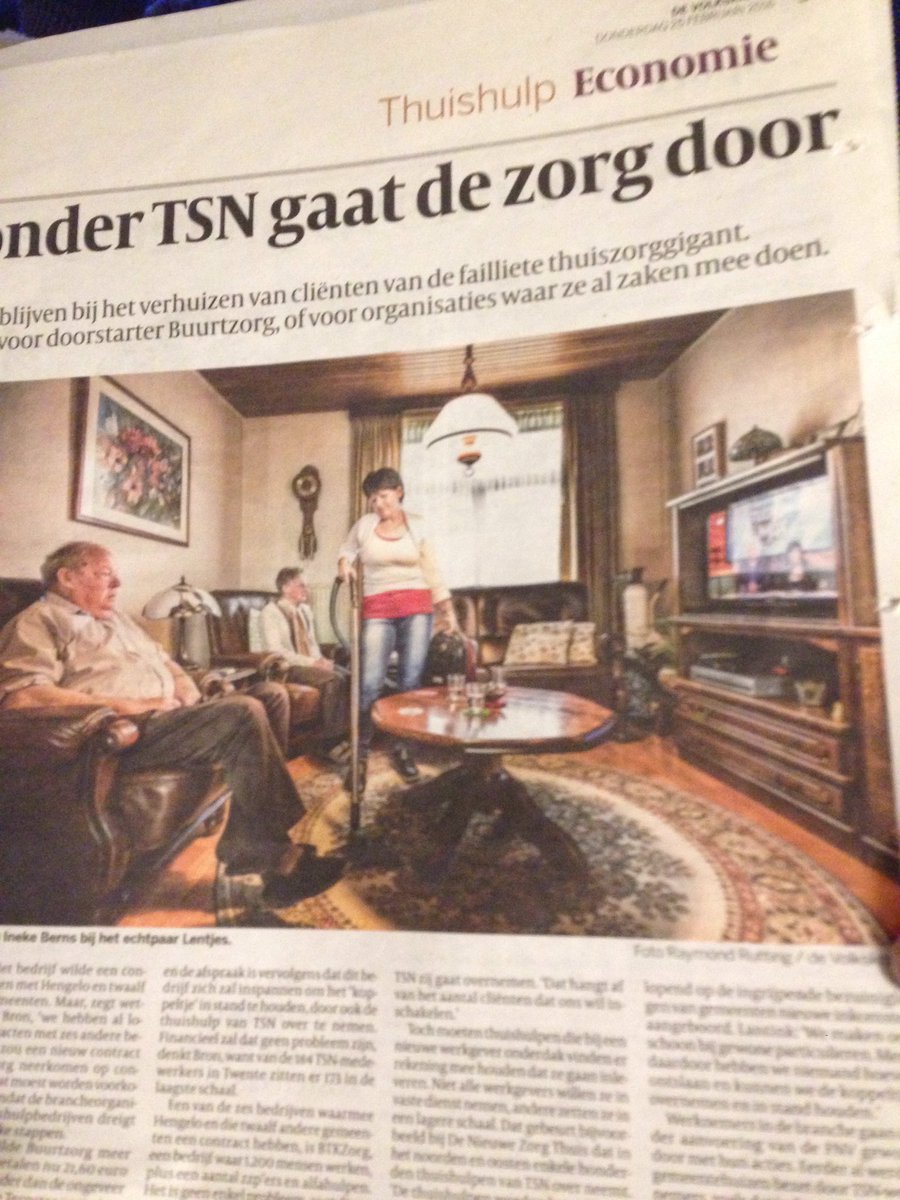 Ik moest twee keer kijken naar deze foto..dit kan toch niet (meer) de praktijk zijn? <a href="/josdeblok/">Jos de Blok</a> #buurtzorg