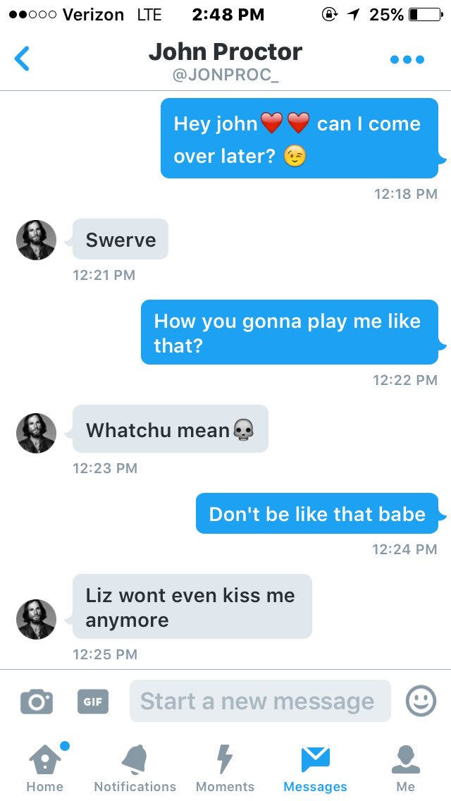 abbyluvsjohnlol's tweet photo. I sure did slide into them dm's😏 https://t.co/INkpx2xMS6