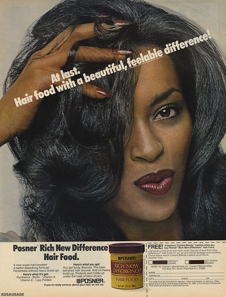 Posnercosmetics's tweet photo. Gorgeous ad with a lipstick giveaway #Throwback #posner #70's #ClassicAd #groovygrape #getdownbrown https://t.co/O8TZIMqDbF
