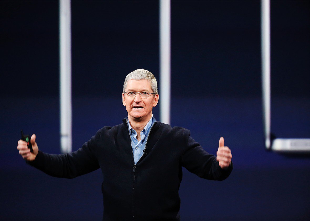 Slate's tweet photo. The fight over a San Bernardino shooter’s iPhone will be the case of the century: https://t.co/pSIbD1mMht https://t.co/QqCBlW8Hg9