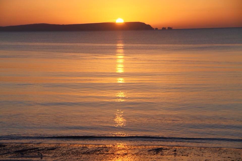 A perfect sunrise this morning #friarscliff #sunrise