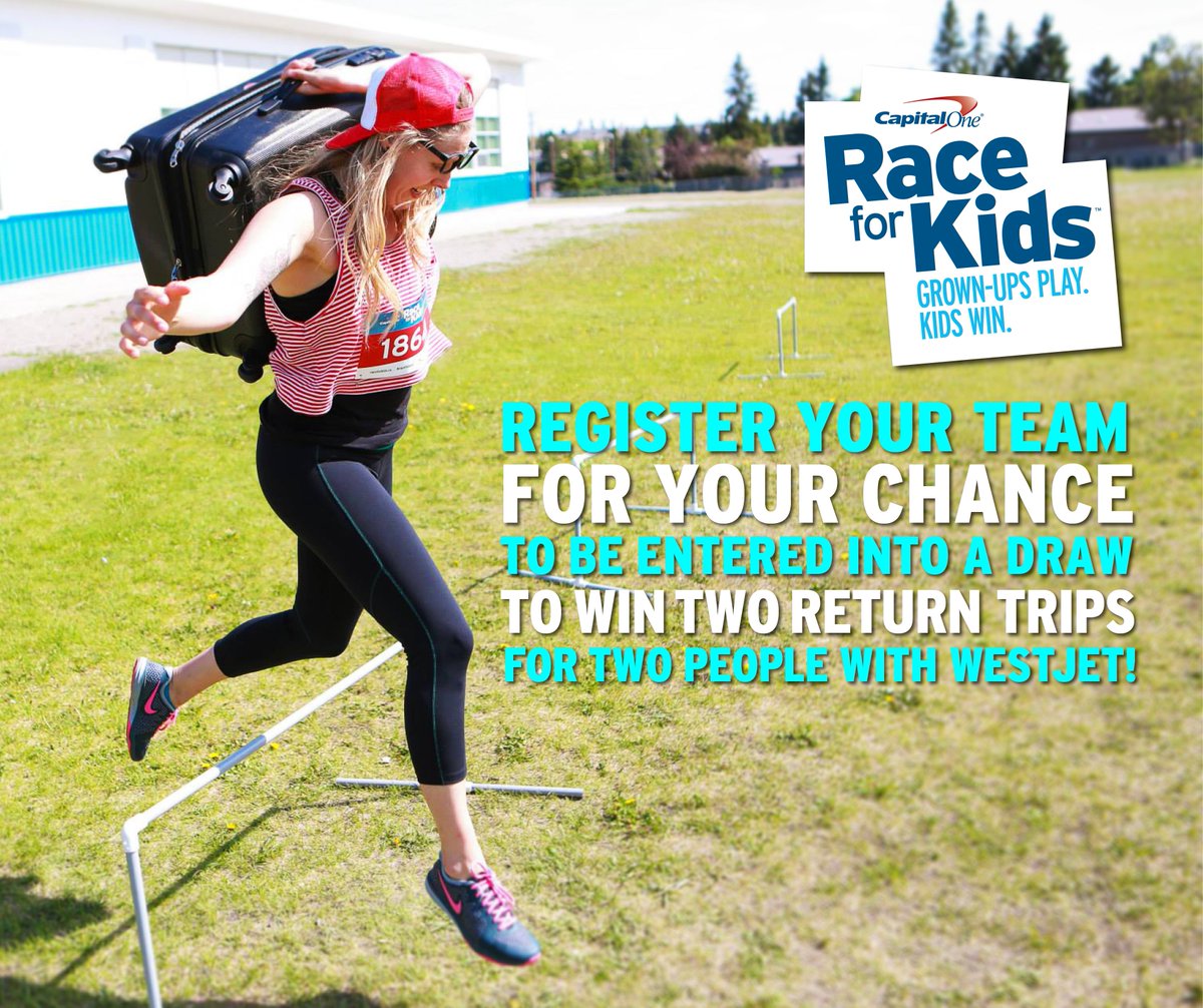 RaceforKidsGTA's tweet photo. 5 Days Left till the Early Bird Draw! You don't want to miss out on a chance to win 2 WestJet Vouchers #raceforkids https://t.co/yfEg2FSqEq