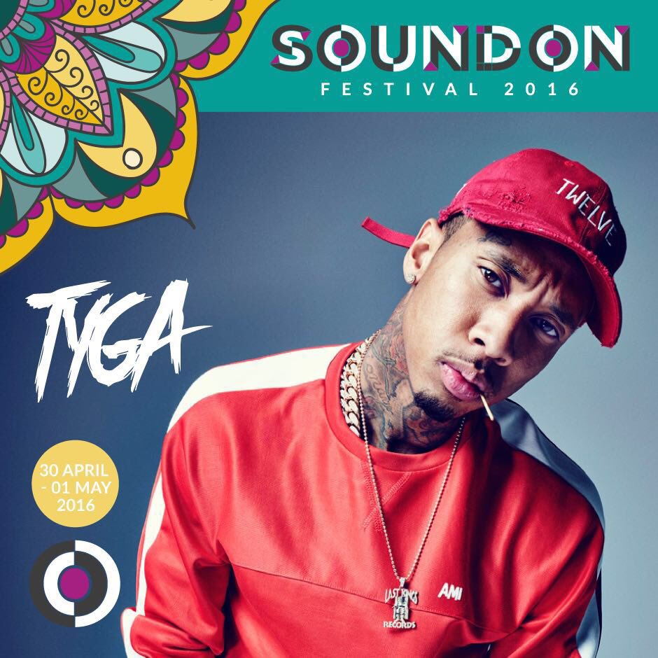 SoundonFestival's tweet photo. The wait is over ! We are delighted to announce that @Tyga will be killing the main stage at SoundOn this year! https://t.co/x4qNmVt0O8