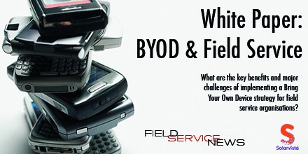 FSNewsUK's tweet photo. Our latest white paper sponsored by @solarvista looks @ whether #BYOD in #fieldservice works https://t.co/bNgw0A6i2m https://t.co/PDiNTCqXZ1
