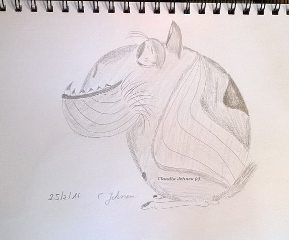 DasFingertier's tweet photo. Quick sketch of the day #CrazyCreature https://t.co/lVs0NX5A7x