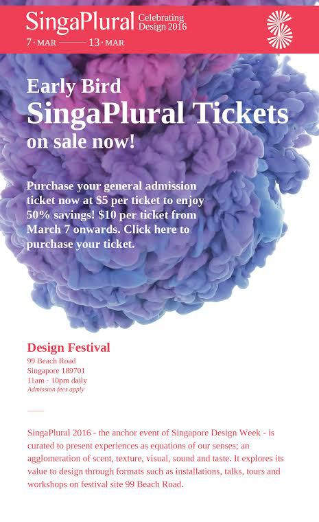designvalue's tweet image. Invitation to SingaPlural 7 to 13 March 2016 …nconfederationsingapore.wordpress.com/2016/02/25/inv…