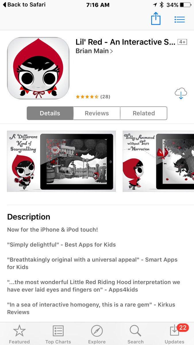 audrey_nay's tweet photo. Wordless text animated #ebook #free atm Lil' Red #edtech #edtablet #nswEd #ozteachers #yam #edapp https://t.co/9uuxwZ6zgF