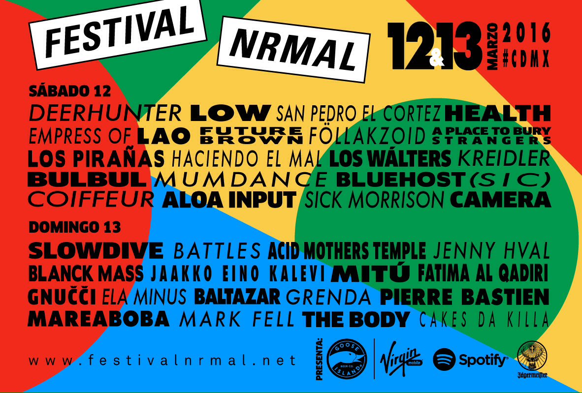 Reactor105's tweet photo. Así quedaron los días del @Nrmal ¿Qué día les late más? https://t.co/3Y2ygsjm44