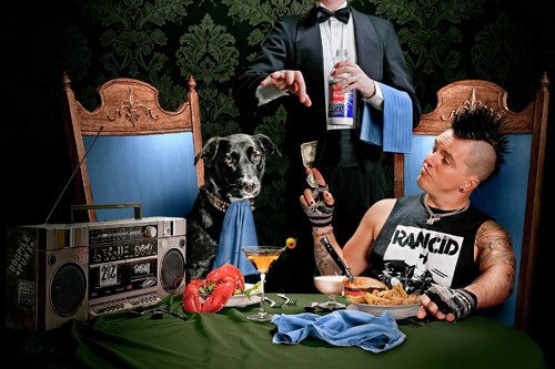 801PUNX's tweet photo. #tbt I've always loved this image of my pup Radio &amp; I created by my dear friend @bryanniven. #ImpossiblyReal https://t.co/iACjA08vl4