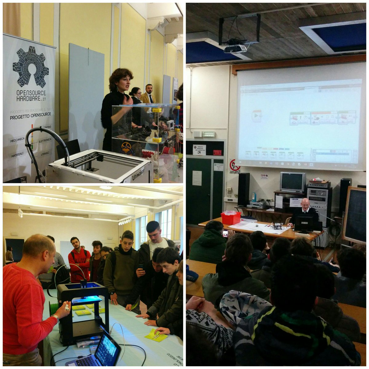 MaTBrignetti's tweet photo. Al Festival #Didattica Digitale a #Lucca accolti da #FabLab #Toscana e da studenti #itisFermi Lucca @NaoRobot https://t.co/exYtNGnst7