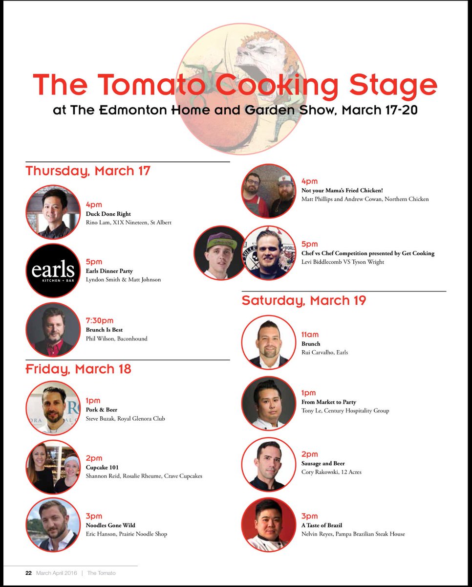 MyBoutiqueEvent's tweet photo. Sneak peak at @tomatofooddrink hitting shelves tmrw. Grab ur copy to see @HomeShowsAB stage line up &amp; more! #yegfood https://t.co/6nHowLQgrB
