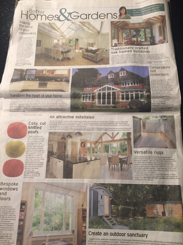 KnightleyHomes's tweet photo. More great publicity, this time in the Telegraph supplement in Saturday! https://t.co/wkhA6k8msA