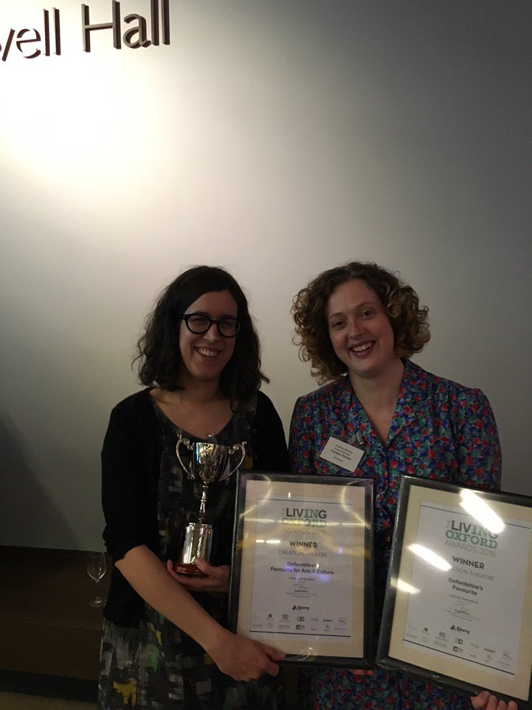 cadmus08's tweet photo. And hearty congratulations to you @creationtheatre #fullydeserved #patsonbacks https://t.co/kCI41tYZ8I