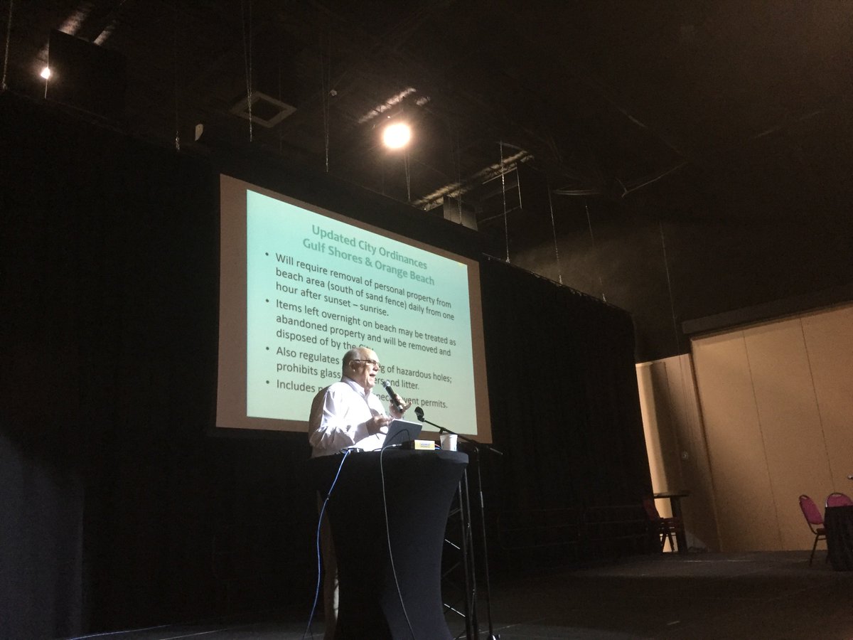 GSOBTsummit's tweet photo. Herb Malone speaks to group about the CVB updates. #GSOBDMS16 #LeaveOnlyFootprints https://t.co/YbfAykchal