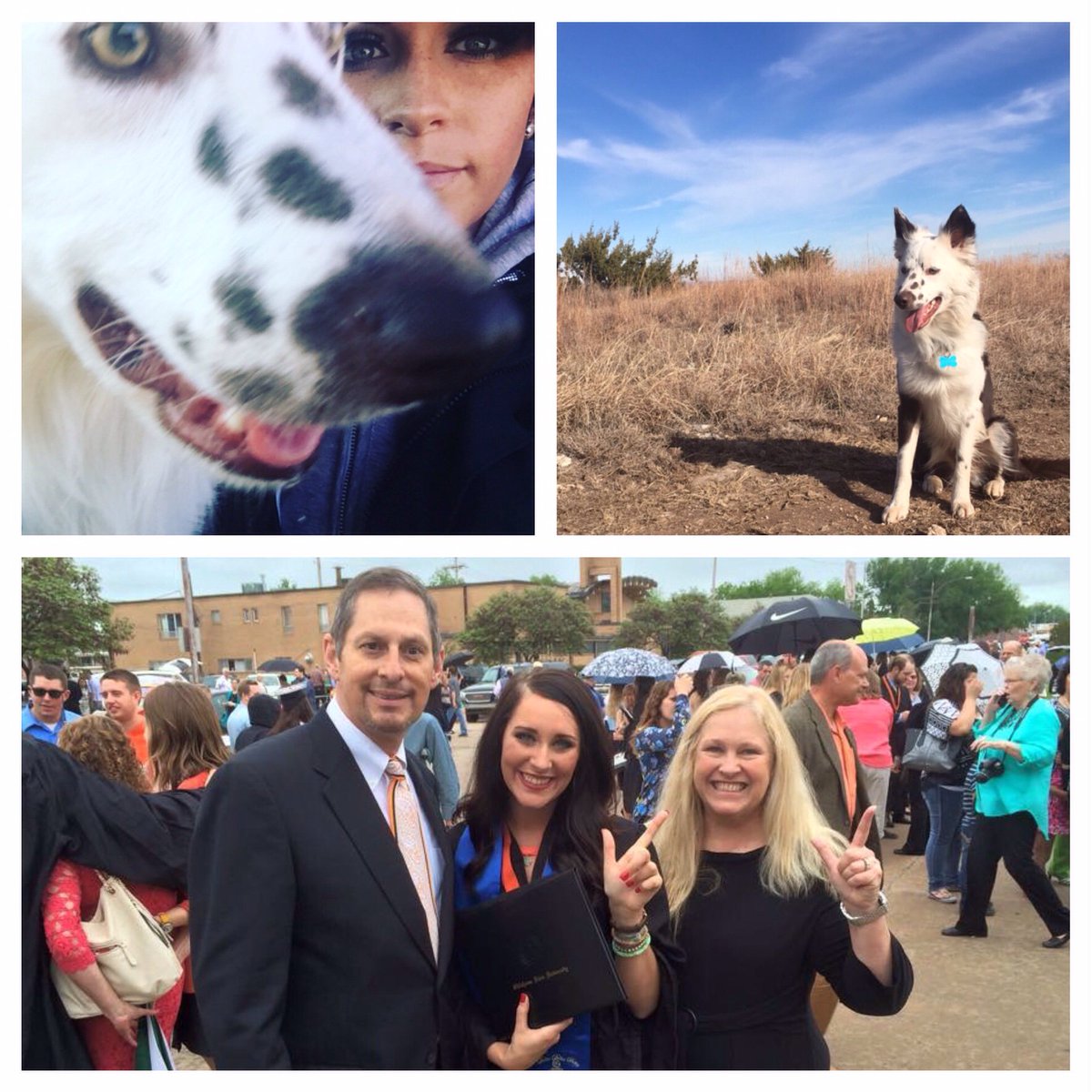 This is Kasey Barron. She loves her border collie, Cutter (he’s is still trying to figure out this ‘selfie’ thing).