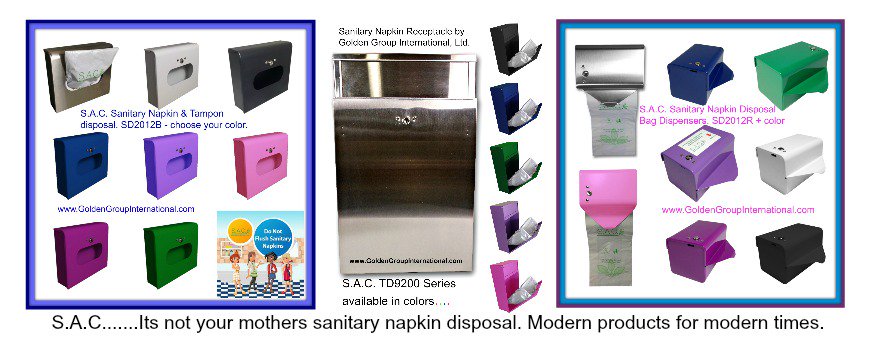 goldengroupintl's tweet photo. @ToiletPartition #Restroom Hardware &amp; Accessories for #femininehygiene disposal @goldengroupintl https://t.co/gfxGbmEkYV