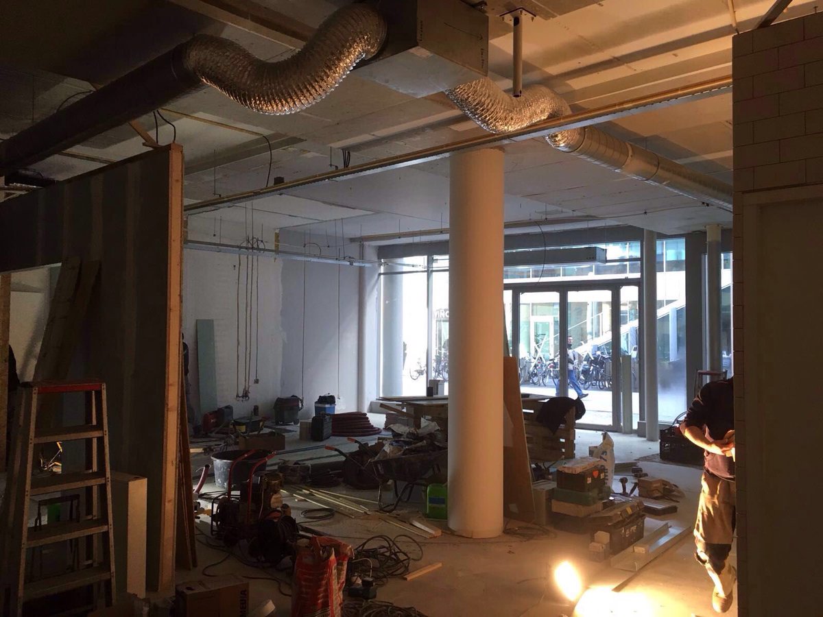 De verbouwing van mijn zaak is in volle gang! 14 maart opent #backWERK #Zuidas! #zinin