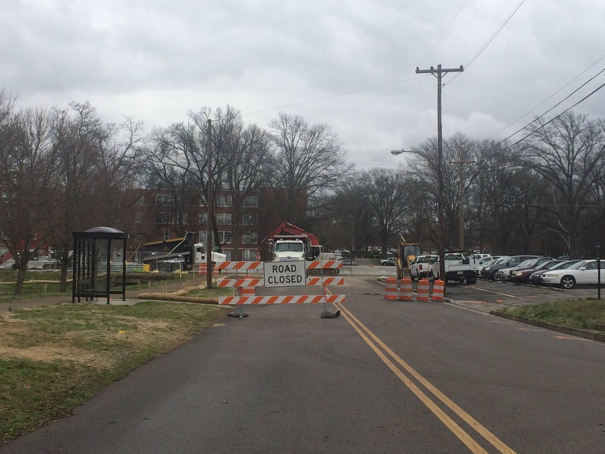 MTBlvd's tweet photo. Road work continues at Lytle St. #MTBlvd https://t.co/h9ZPvRMSoA