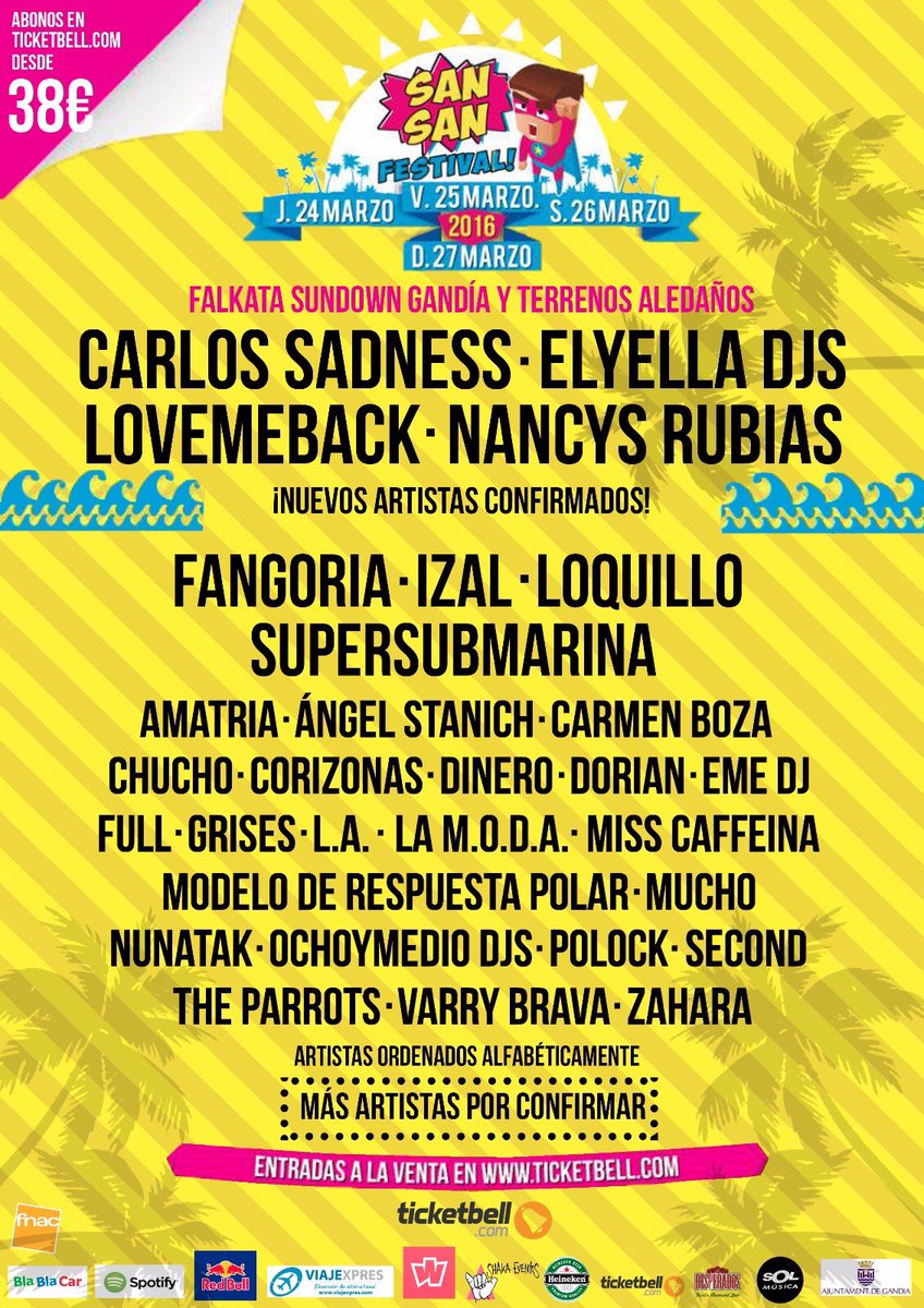 IndieEnVena's tweet photo. Nuevas confirmaciones para el @SanSanFestival qué ganas!! https://t.co/wp3gdPX2B7