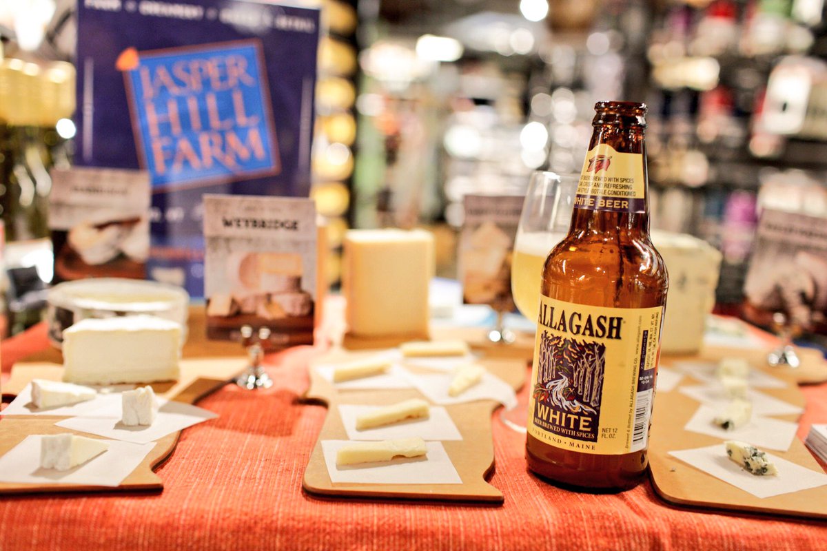 AllagashBrewing's tweet image. Come join us at @HealthyLivingVT for a beer and cheese tasting with @jasperhillfarm. #beerandcheese #vermont