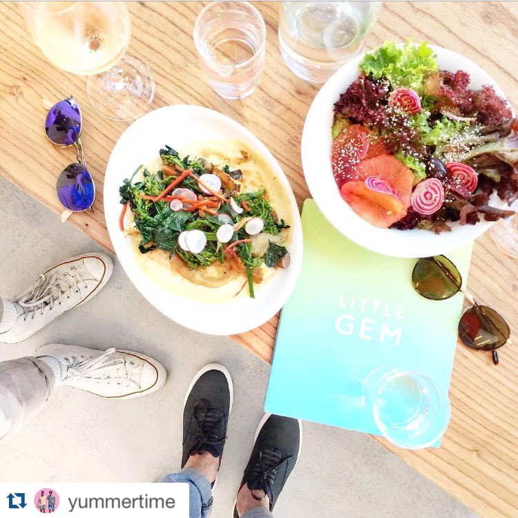 _LittleGem's tweet photo. Zero shade thrown on this lovely lunch arrangement. Glad your enjoyed it @yummertime! 😎 #repost #LittleGram https://t.co/Dn9SNTjjuG