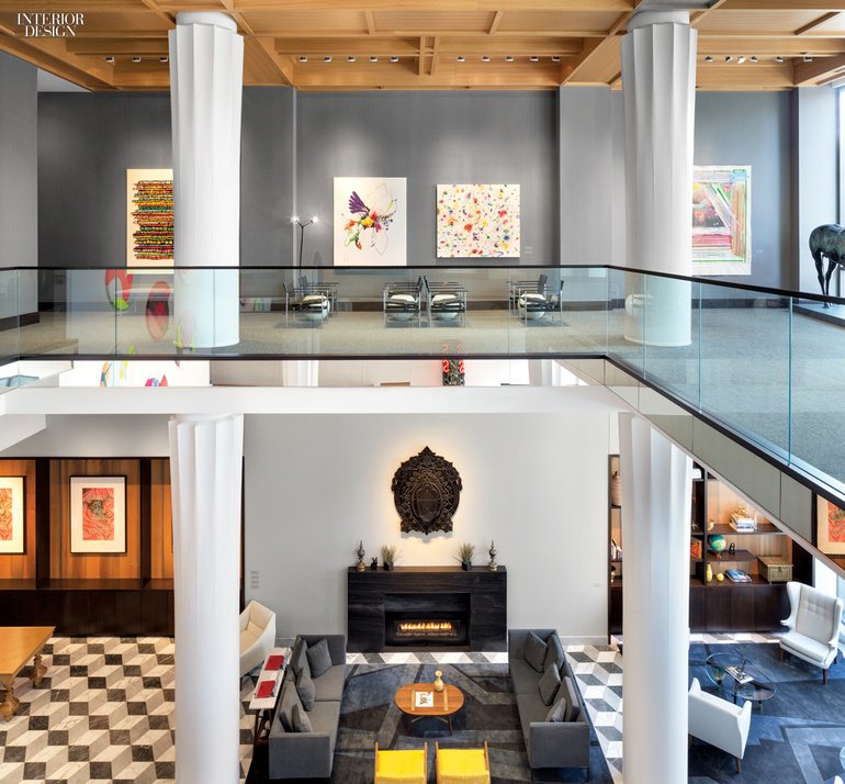InteriorDesign's tweet photo. This Columbus, Ohio, hotel was designed by Gensler to have the feel of a curated home: https://t.co/H46DNU7mtU https://t.co/wD3fvBNy8I