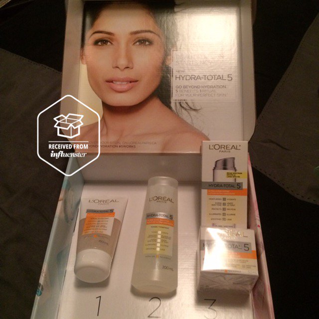 NHeartless's tweet photo. I'm so excited to try L'Oreal Paris new Hydra 5 line #beyondhydration #5works thanks @influenster https://t.co/4x1DItRlVt