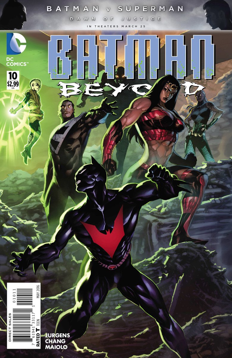DCOfficial's tweet photo. Will Batman become the Splicers' latest DNA guinea pig? Preview BATMAN BEYOND #10: https://t.co/hcUbZll5Y6 https://t.co/nGUTIbPFRZ