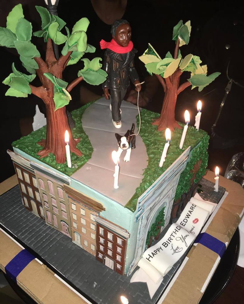Edward_Enninful's tweet photo. My birthday cake from my sis @iamnaomicampbell ❤️ xoxo @ruenninful #CakeofTheYear https://t.co/o36Y3276hA