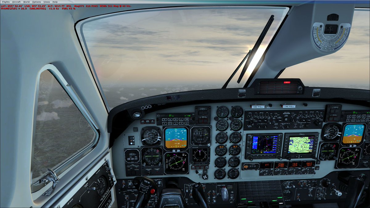 WerdnaKcep's tweet photo. A quiet evening flight to #EIDL from #EGPH in #FSX. Interesting landing as ILS didn't pick up glidescope #greasedit https://t.co/VlNG3q1lqd