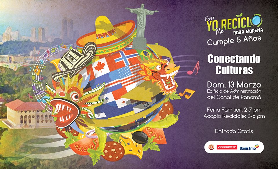 FeriaYoReciclo's tweet photo. Feria #YoMeReciclo cumple 5 años. Celebraremos con buco países y etnias: comida, música, danza, costumbres😃 https://t.co/KlfFw6mMOq