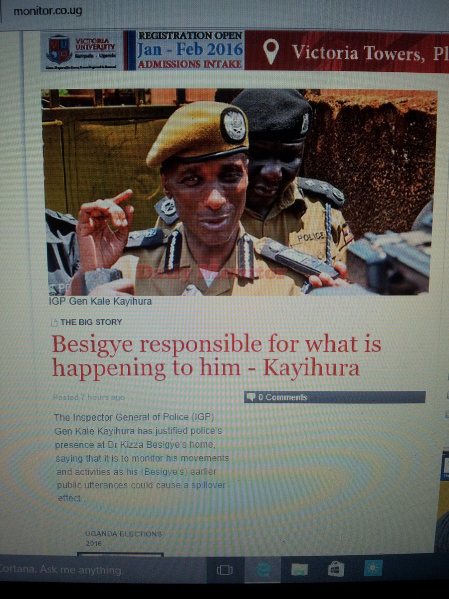 jteban's tweet photo. Interesting. In other words the tormentors are free to do whatever they want. @ugandaupf #UgandaDecides #m7decides https://t.co/7zflq1Gwzc