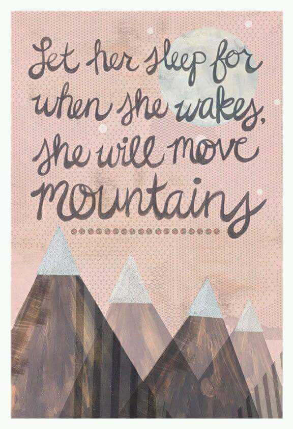 shawcara's tweet image. Let her sleep for when she wakes, she will move mountains.#learningtorest #wegotthis
