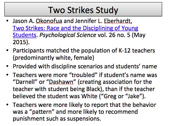 drcressey's tweet photo. Teachers more likely to label black students as troublemakers: https://t.co/8hpKa4WmEP #BLMatFSU https://t.co/8esS73PcDq