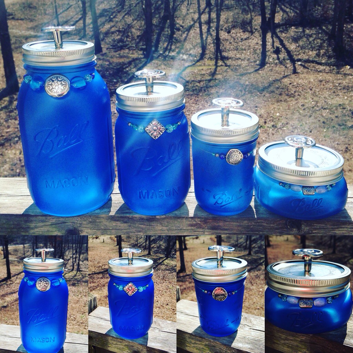 TNWICKS's tweet photo. #handmade #masonjarart #canisterset #oneofakind #tennesseewicks.com https://t.co/Jrd2dJmTMl