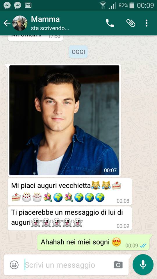 OneChicago51's tweet photo. @GiacomoKG Ecco come mi ha augurato buon compleanno la mia mamma ahah 🙈  #italiansdoitbetter https://t.co/5SAtdPbF2Y